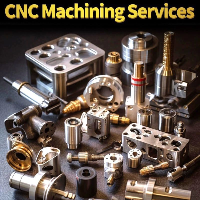 CNC Machining Parts Custom CNC Service Metal Aluminum Steel Copper Titanium Plastics PEEK POM ABS PMMA Nylon Milling Tu